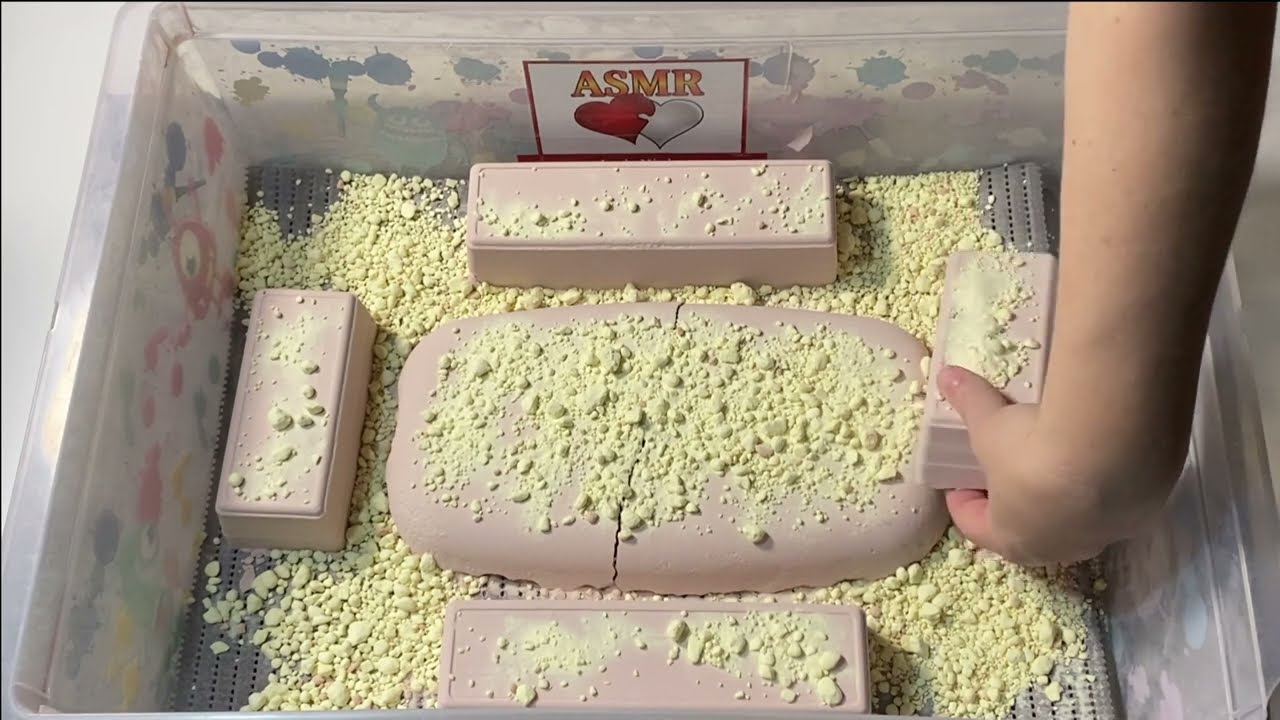 #ASMR 2 Beauty Baking Soda Crunch Videos #720