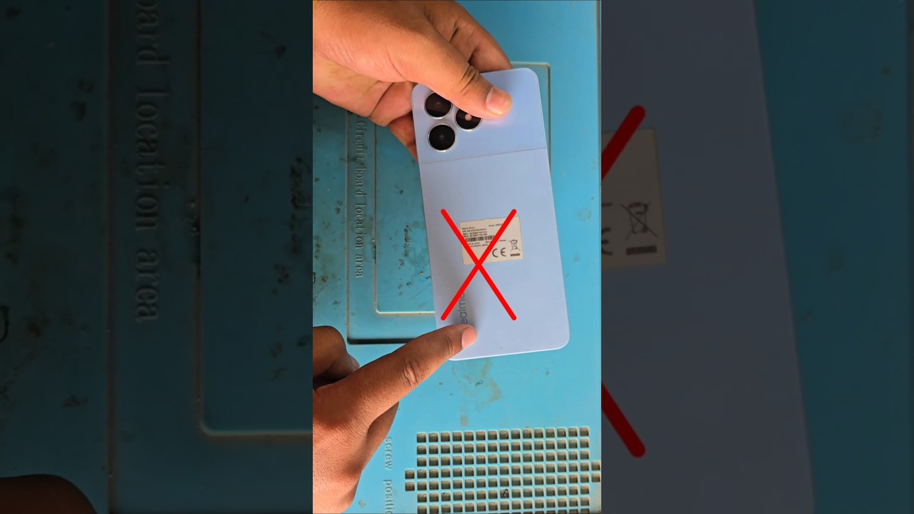 how to realme Note 50 back open 👌💯