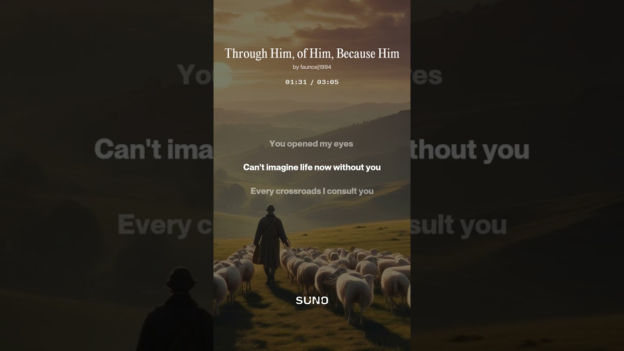 Through Him, of Him, Because Him