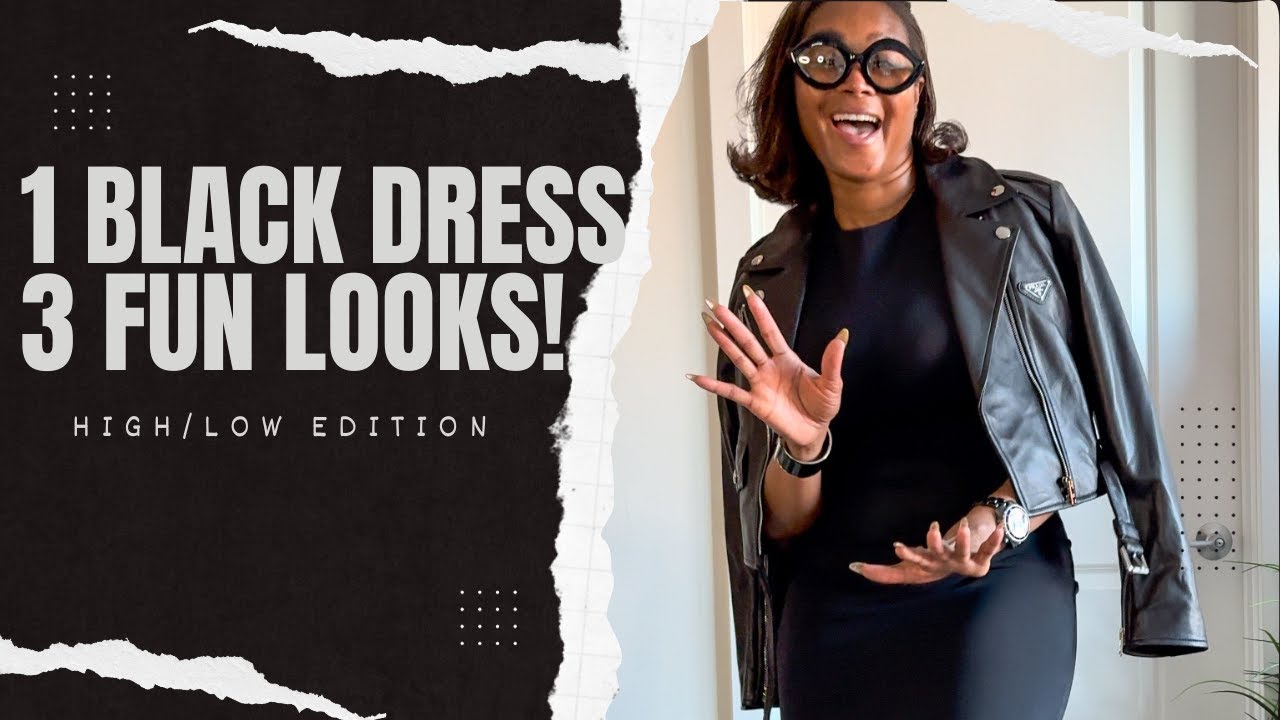 Black Dress Style Ideas!