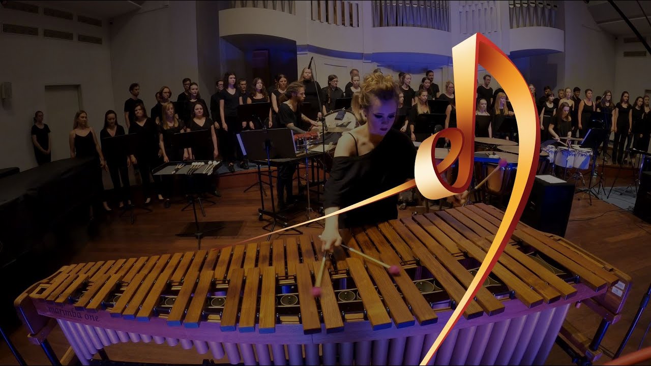 Volantes Soni i inni — Concerto for Marimba and Choir With Percussion: III. Strike — Gene Koshinski