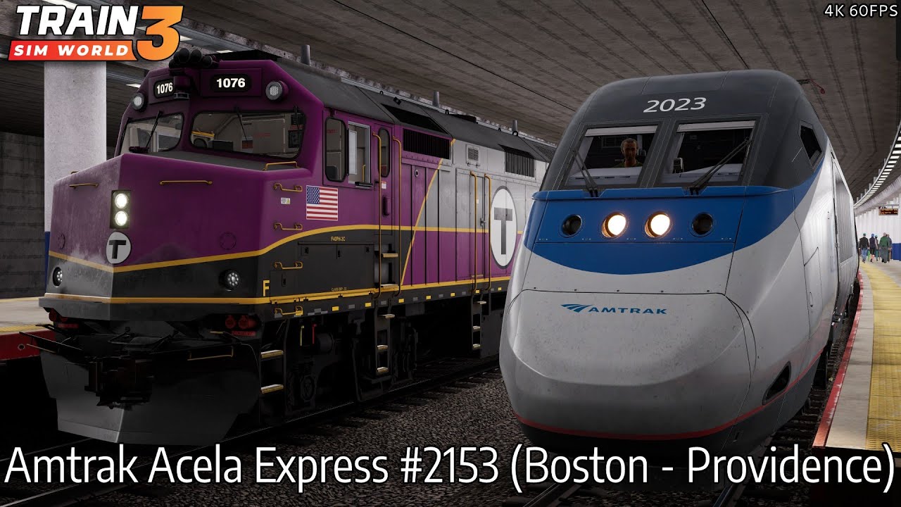 Amtrak Acela Express #2153 (Boston - Providence) - NEC:  Boston - Providence - Acela - TSW3