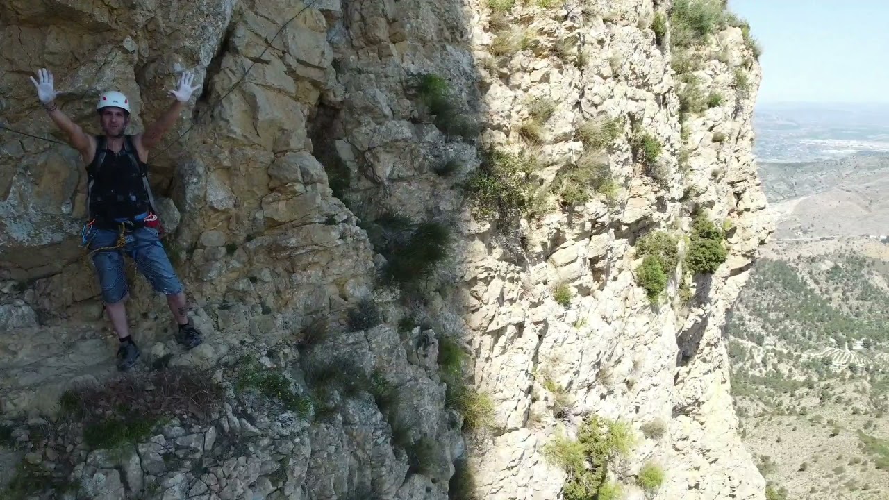Via Ferrata K4 La norte del Cid (Petrer, Alicante)
