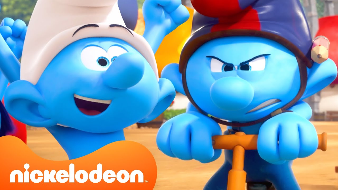 Clumsy Enters The Great Smurf Games! 🥇 | The Smurfs | Nickelodeon UK