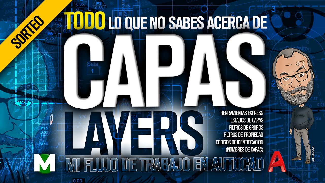 ✈️CAPAS (LAYERS) en AutoCAD | Necesitas saber ESTO! Propiedades configurar layer 2018 2019 2020 2021