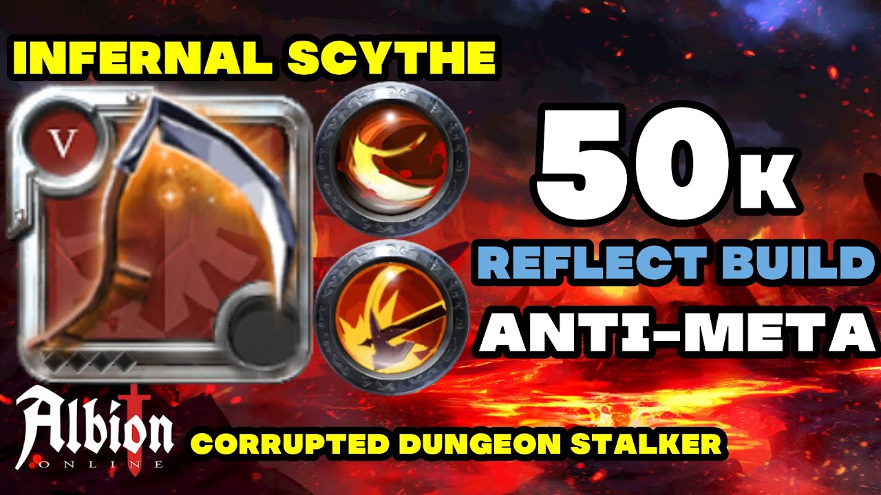 50K CHEAP BUILD INFERNAL SCYTHE  CORRUPTED DUNGEON ALBION ONLINE | I WANNA BE A PVP SHINIGAMI #11