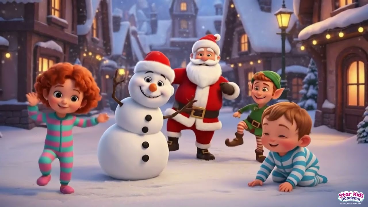Хо-хо-хо! Песня «Санта здесь!» 🎅🎄 | Рождественские песни и колядки | Веселая праздничная музыка