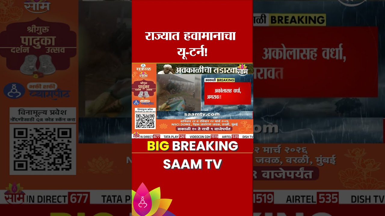 राज्यात हवामानाचा यू-टर्न! उष्णतेसोबत अवकाळी पावसाचा इशारा | Maharashtra Weather Update
