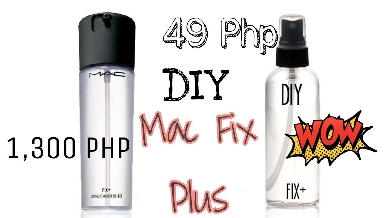 DIY MAC Fix Plus! Setting spray (2 ingredients only)
