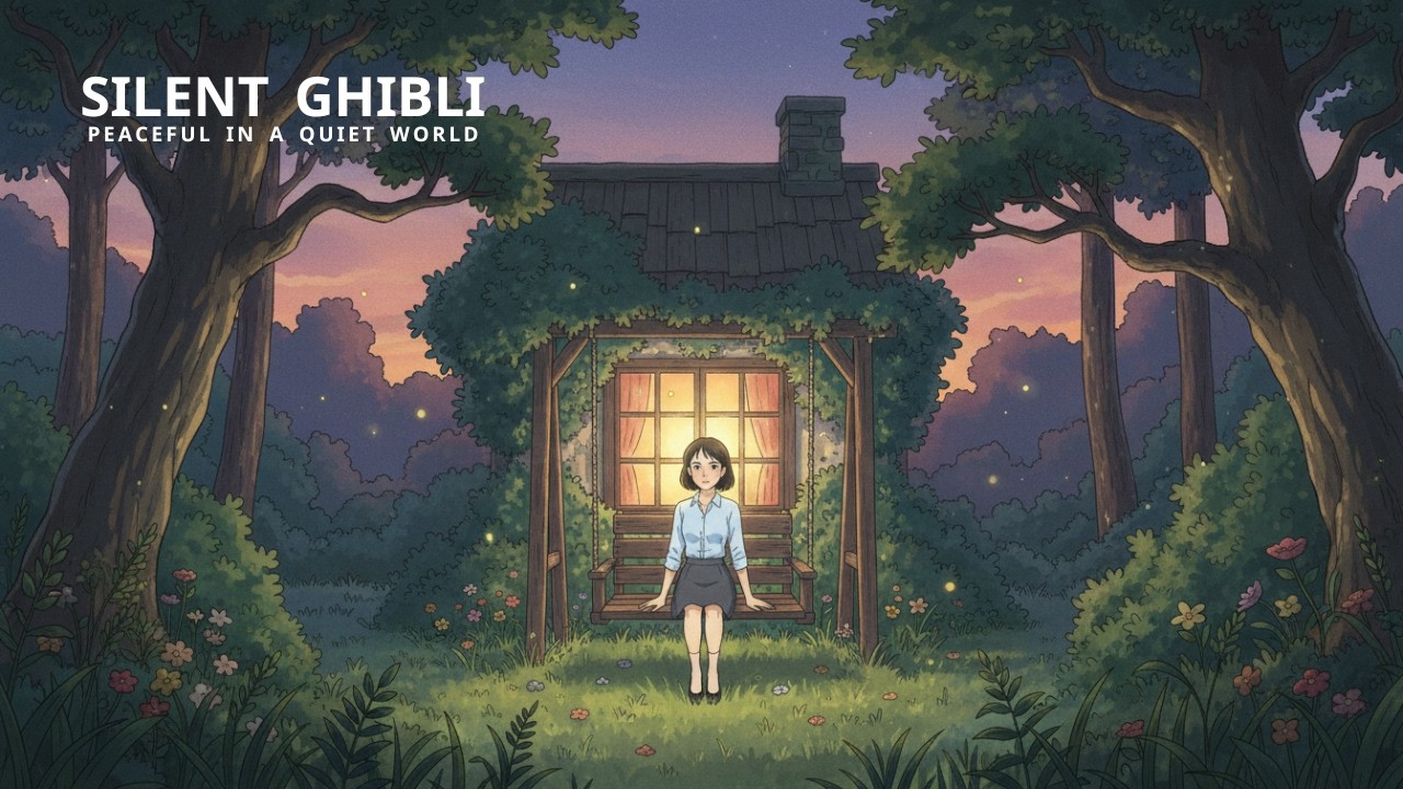 Deep Relaxation & Pure Focus   432Hz Ambient Music  No Background Noise Silent Ghibli