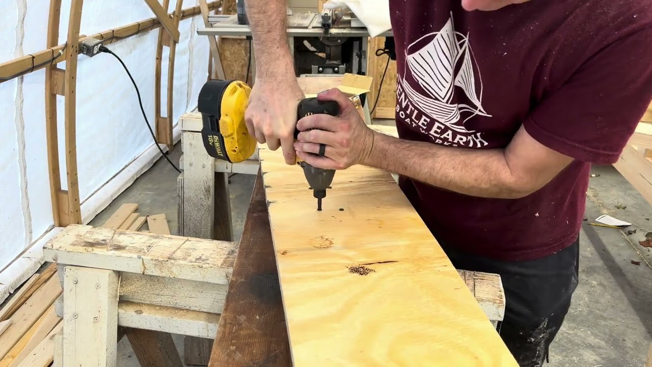 Starting the Centerboard Case and Installing the Transom  | Welsford Penguin Sailboat Build
