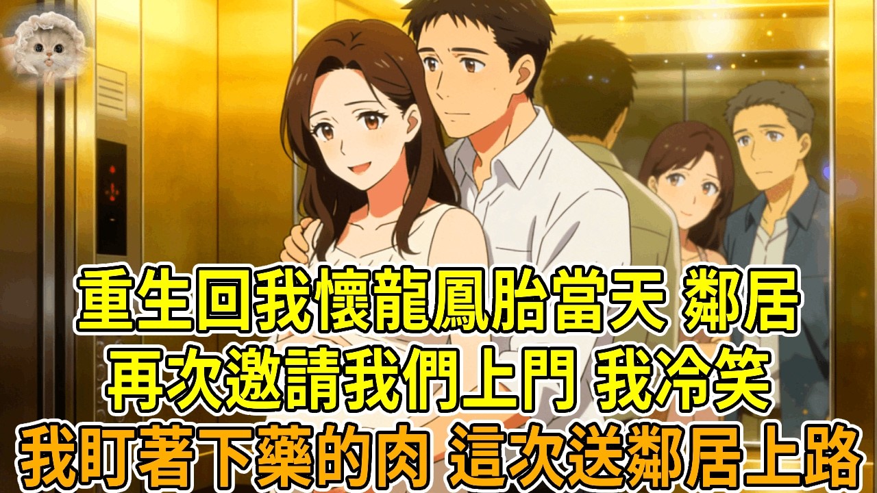 上一世，我在電梯裏，給老公報喜說懷了龍鳳胎。隔天鄰居以蹭喜為由，請我吃慶賀飯，卻偷偷在紅燒肉裏摻百草枯。一屍三命之際，她還瘋狂踹我肚子，嘶吼：“讓妳天天炫耀，我讓妳們一起上路！”再睜眼，我回到坐電梯當