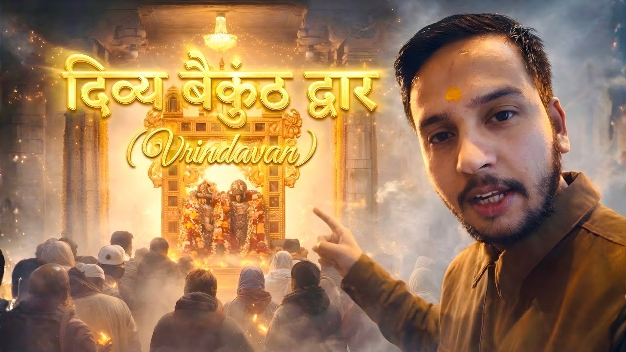 Vrindavan Baikunth Dwar Darshan 🤩 बैकुंठ एकादशी Radhavallabh खिचड़ी उत्सव 😍