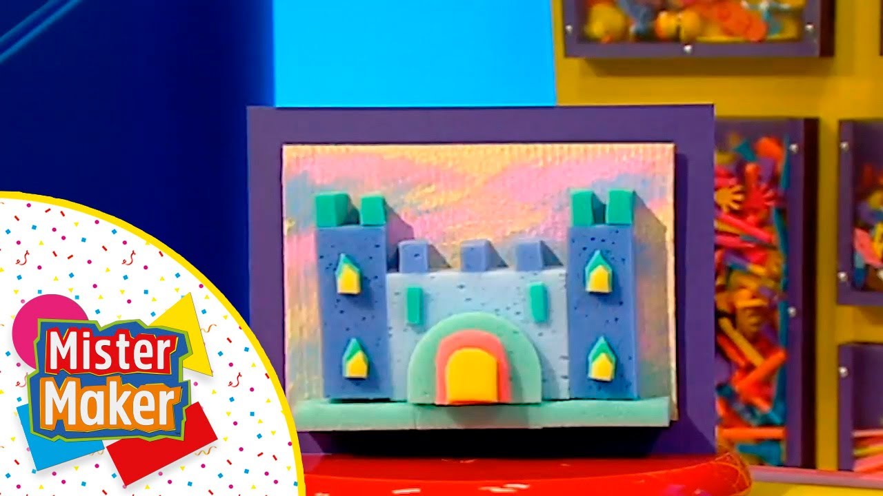 MANUALIDADES con ESPONJAS recicladas 🏡🧽 | MISTER MAKER en ESPAÑOL