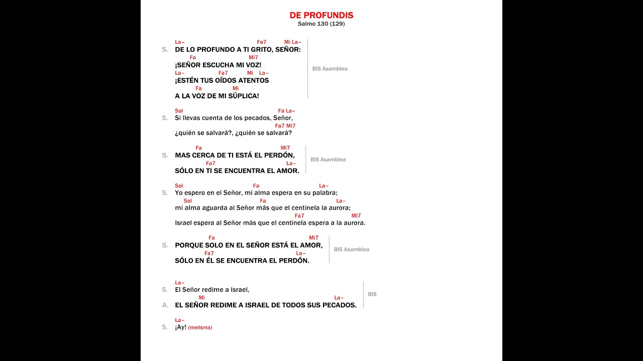 De Profundis