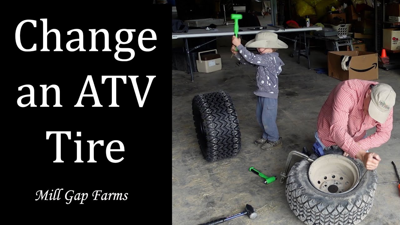 Replace a Tire on an ATV - Kubota RTV Tire Replacement