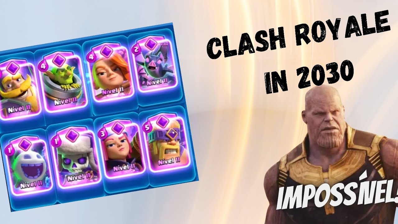 CLASH ROYALE EM 2030 (TOMA TOMA) #clashroyale
