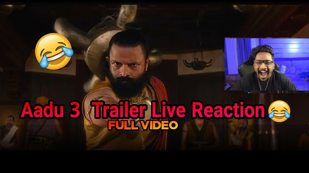 Eagle Reacting To Aadu 3 Trailer😳🔥🥵@eaglegamingop 