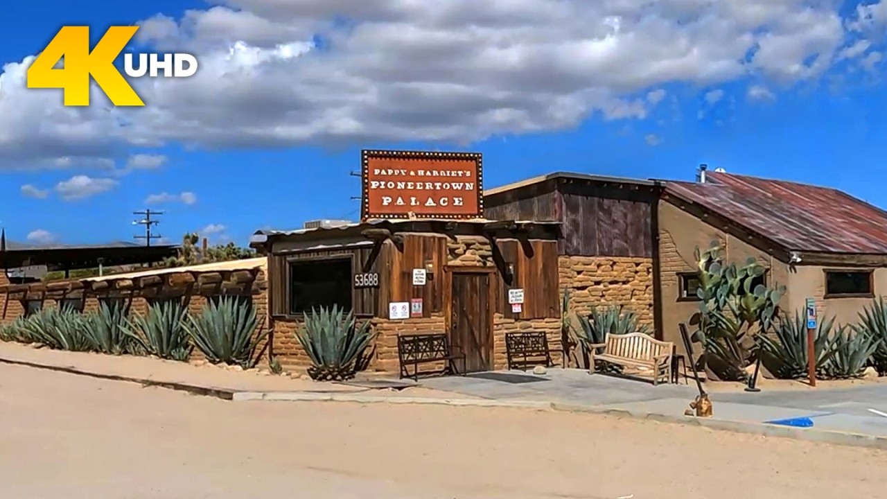 Pioneertown California 4K Driving Tour | Mojave Desert Hidden Gem