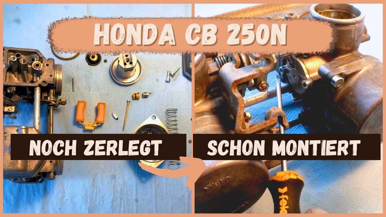 Vergaser Honda CB250N montieren, ausführlich erklärt vom Vergaseronkel