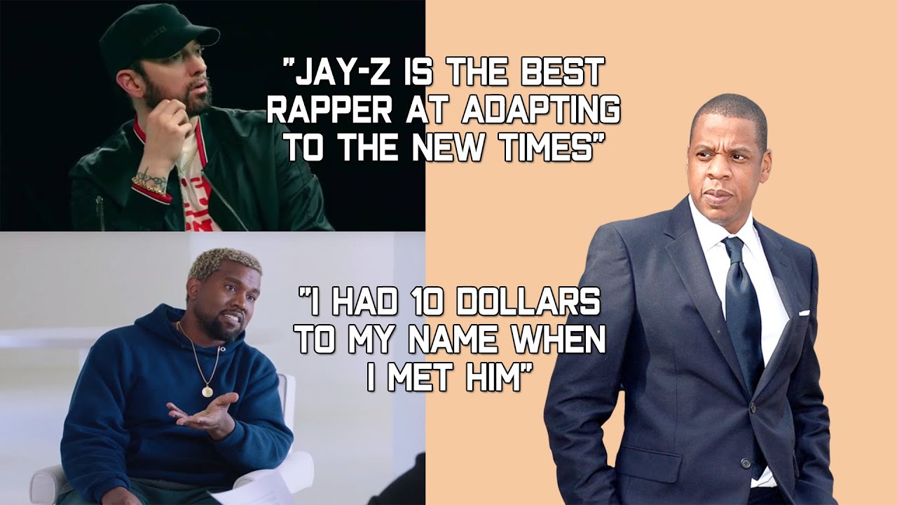 Рэперы говорят о Jay-Z (Эминем, Дрейк, Канье Уэст, Нипси Хассл, Джей Коул и другие)