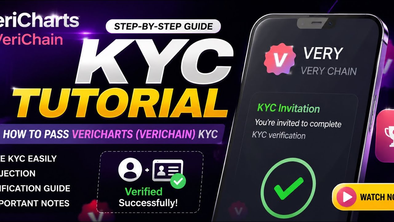 🚨 KYC в VeriChain запущен! Как успешно пройти верификацию (пошаговое руководство)