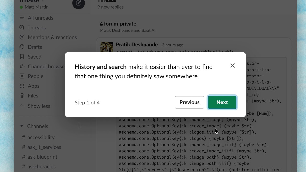Slack New Features On Boarding