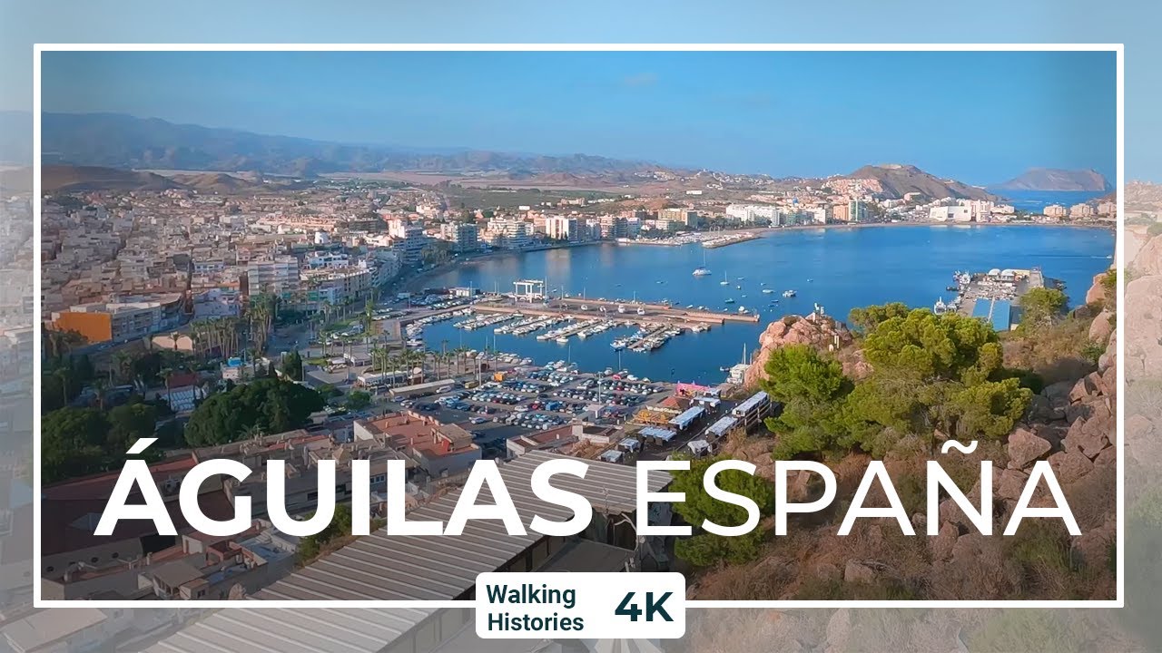 Castillo de Aguilas | 4K Walking Tour Águilas, España | Castillo San Juan de las Águilas