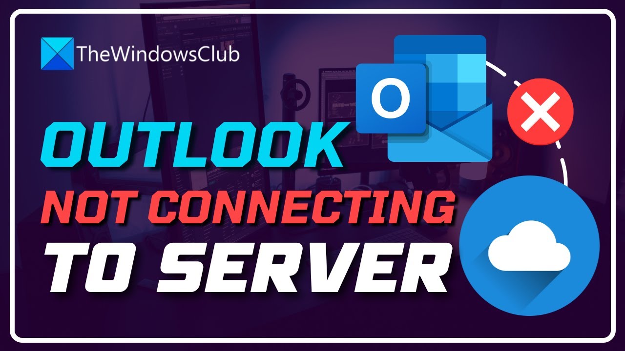 Outlook не подключается к серверу в Windows 11.