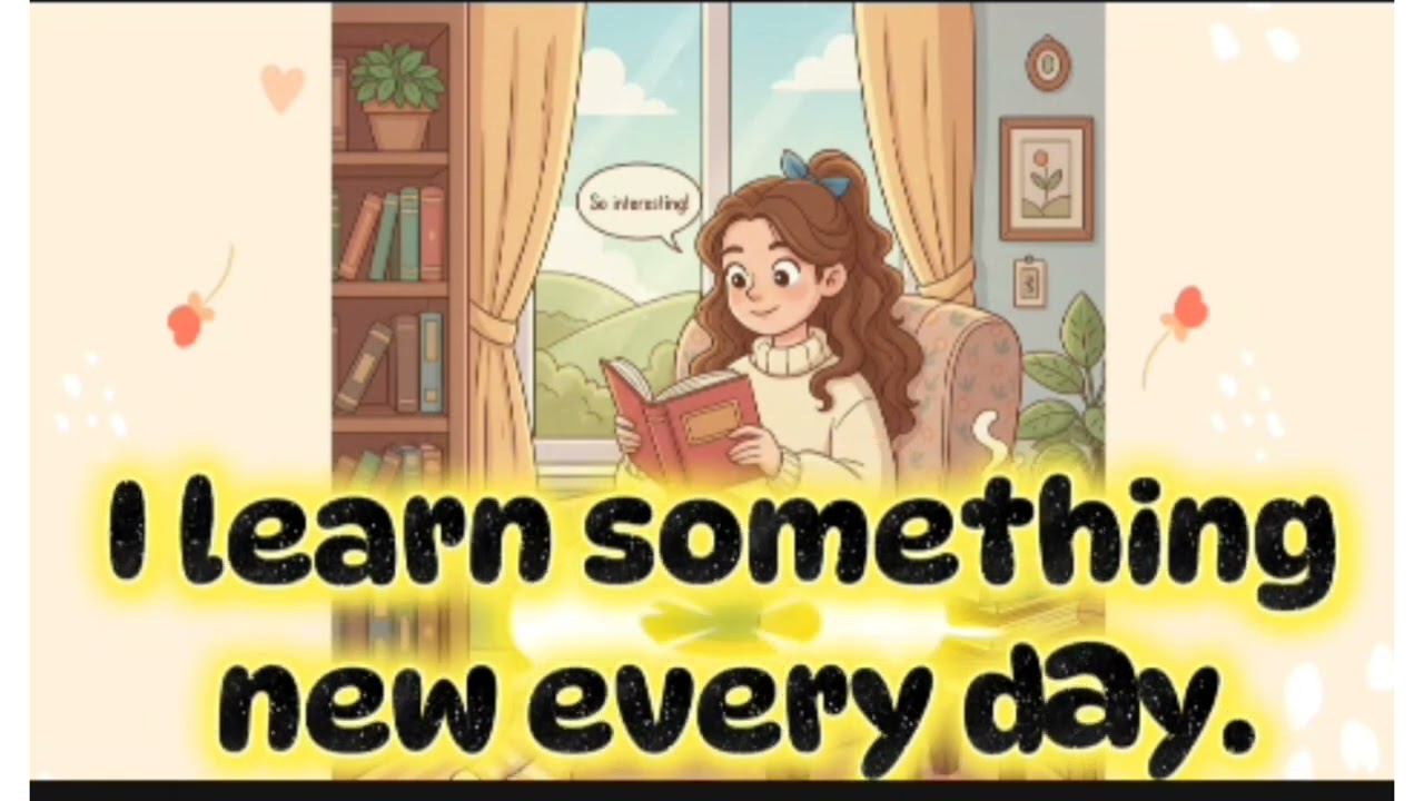 Daily Routine sentences for learning english, english beginners: