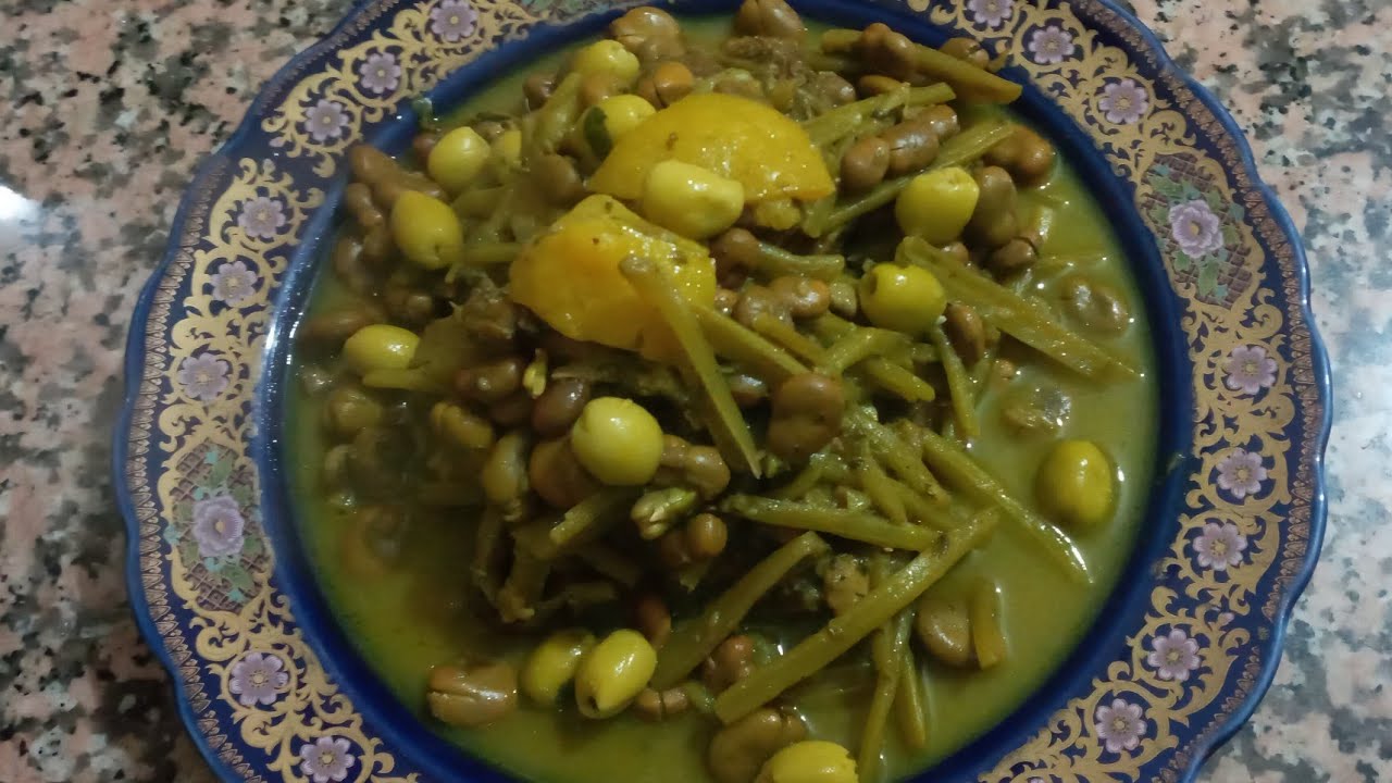 شهيوة القرنينة بالفول واللحم بطريقة سهلة