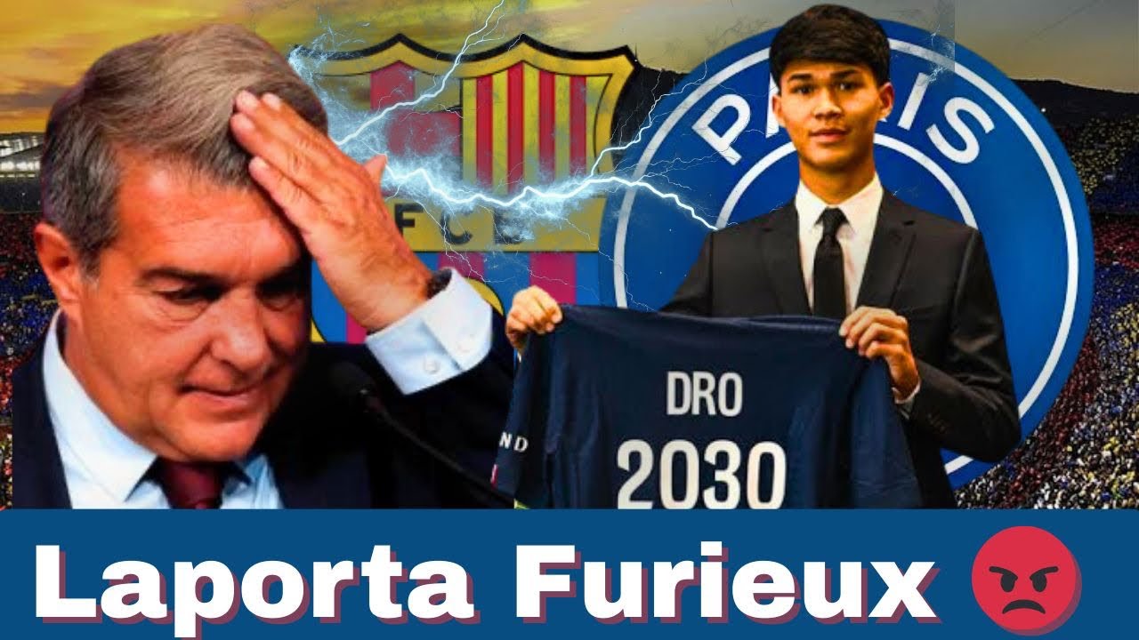 🚨URGENT Barça : Eric García promu capitaine, clash Laporta-PSG, Fermín prolonge !