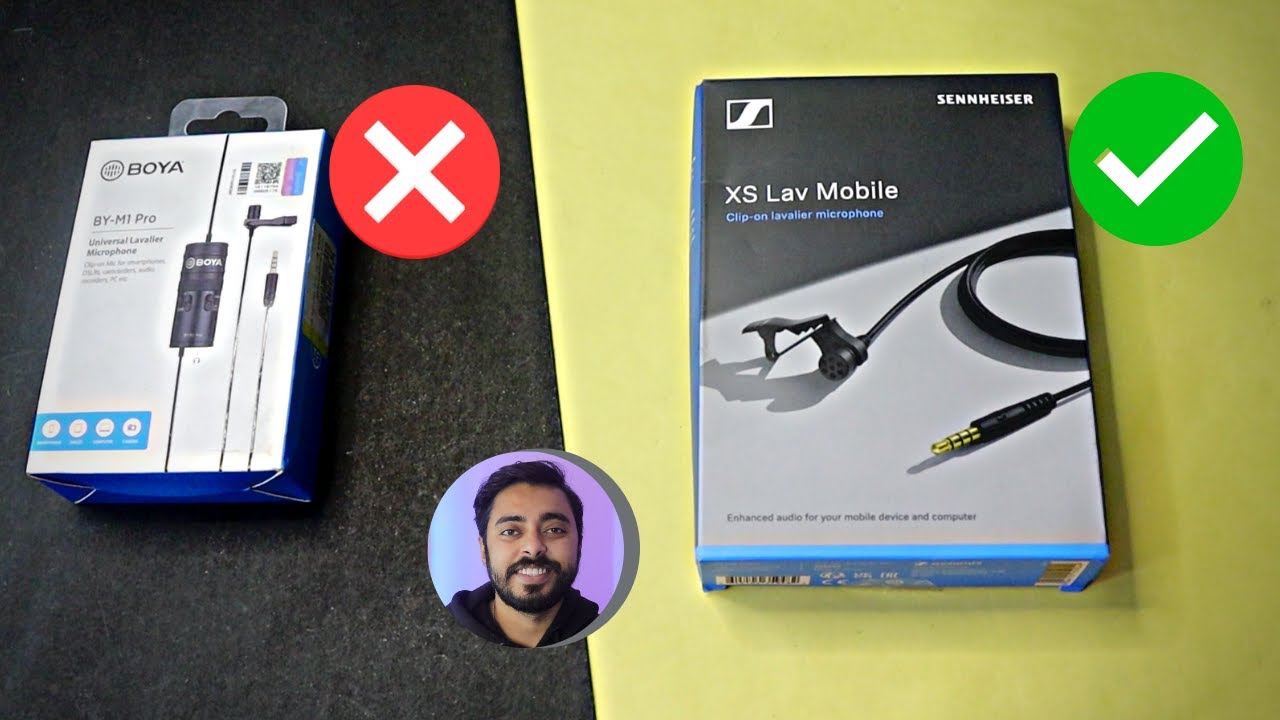 Try This Microphone for your Youtube Videos ! Sennheiser XS vs Boya BY- M1 pro Lavalier mic  [Hindi]