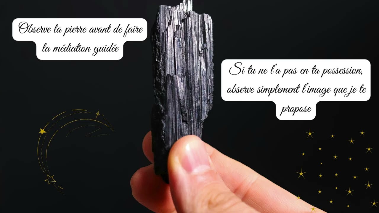 Méditation guidée : Tourmaline noire et le chakra racine