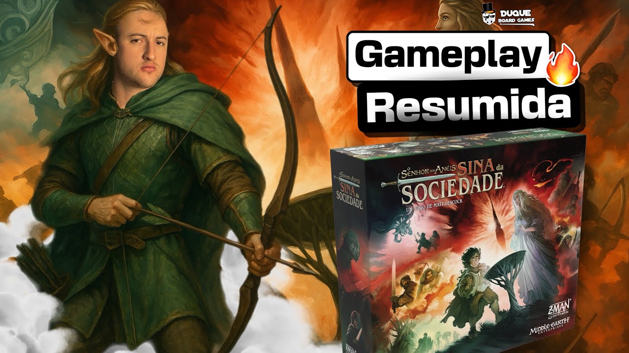 SENHOR DOS ANEIS: SINA DA SOCIEDADE - Gameplay resumida