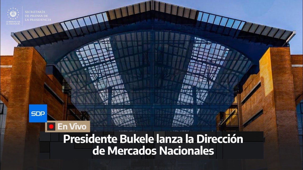 Presidente Bukele inaugura el Mercado San Miguelito y lanza la Dirección de Mercados Nacionales