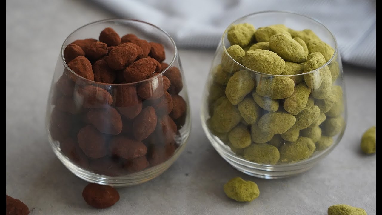 녹차 아몬드초코렛 & 아몬드초콜렛 만들기 : green tea amande chocolat & amande chocolat   [우미스베이킹]