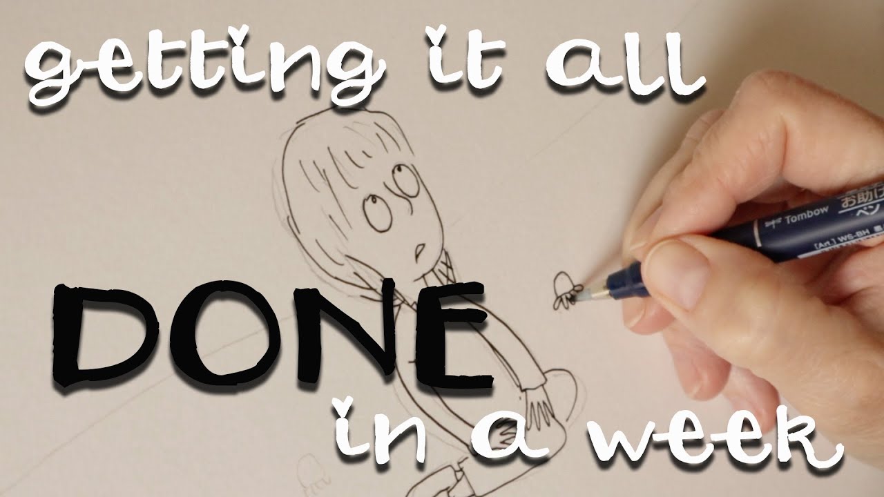 How I Ink All My Picture Book Spreads in One Week #picturebookillustration