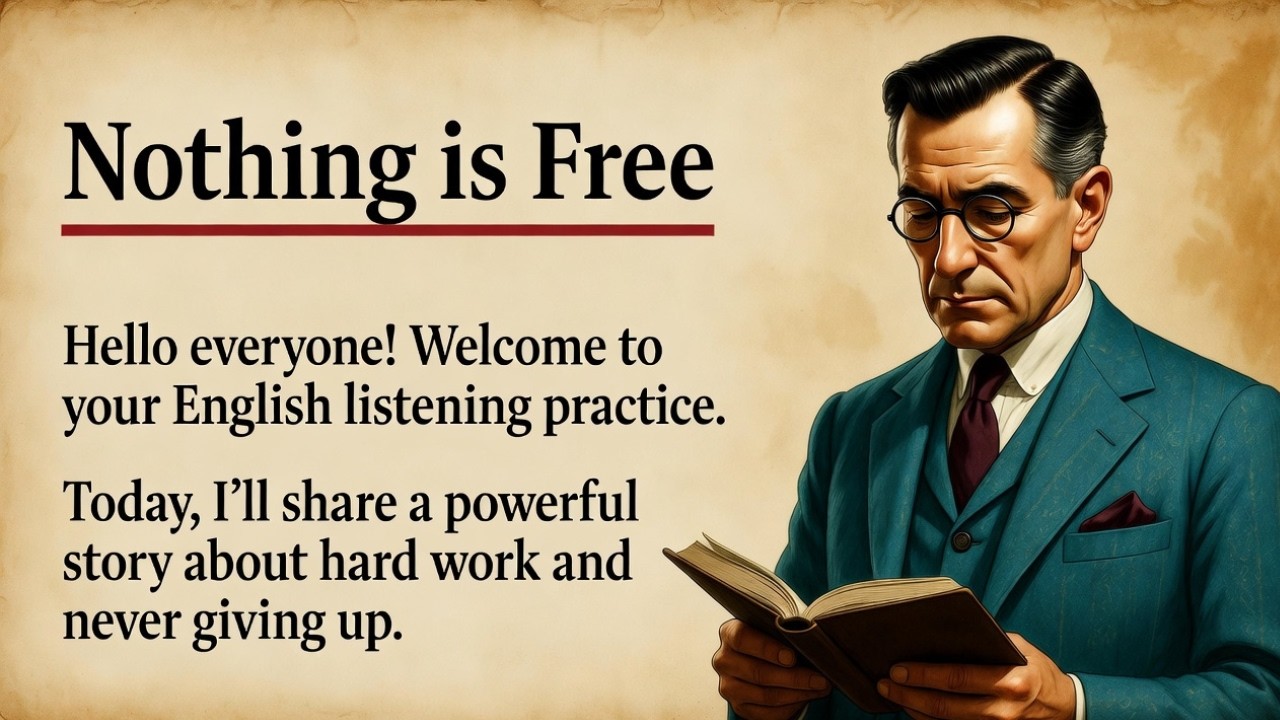 Nothing is Free || Learn English Through Story Level 1  || English Listening Practice