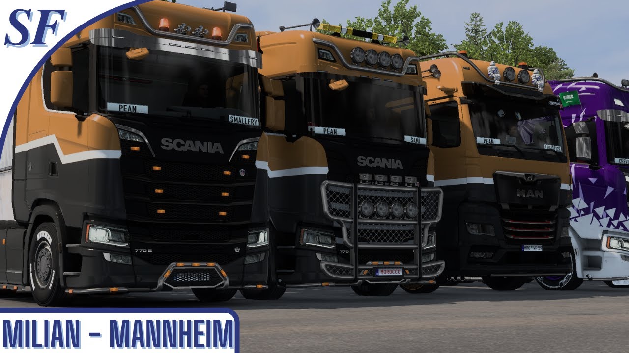 GTLegion Christmas Convoy | ETS2 - Full Drive | Scania S Series