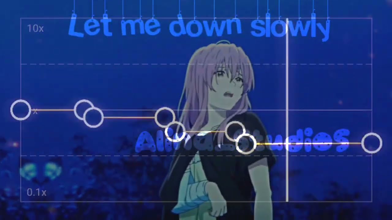 Alec Benjamin-Let me down slowly / AUDIO (CAPCUT) EDIT.