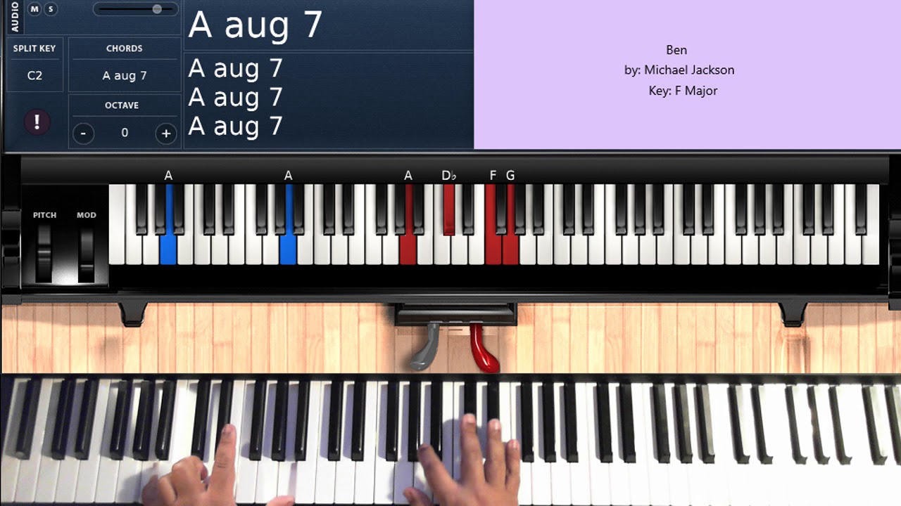 Ben (by Michael Jackson) - Piano Tutorial