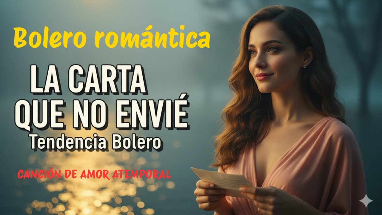La Carta Que No Envié, Bolero Romántico, Letras, Tendencia Bolero