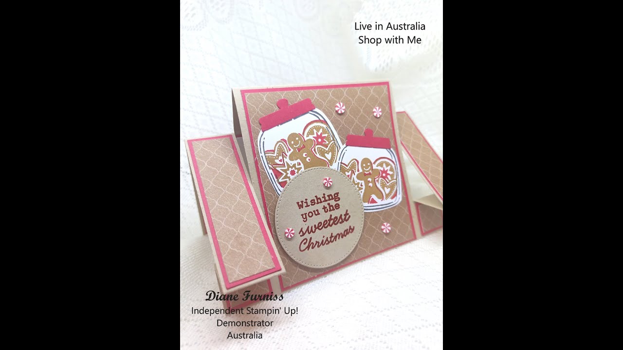 #341 (25) Reverse Centre Step Card Using Stampin' Up! Products