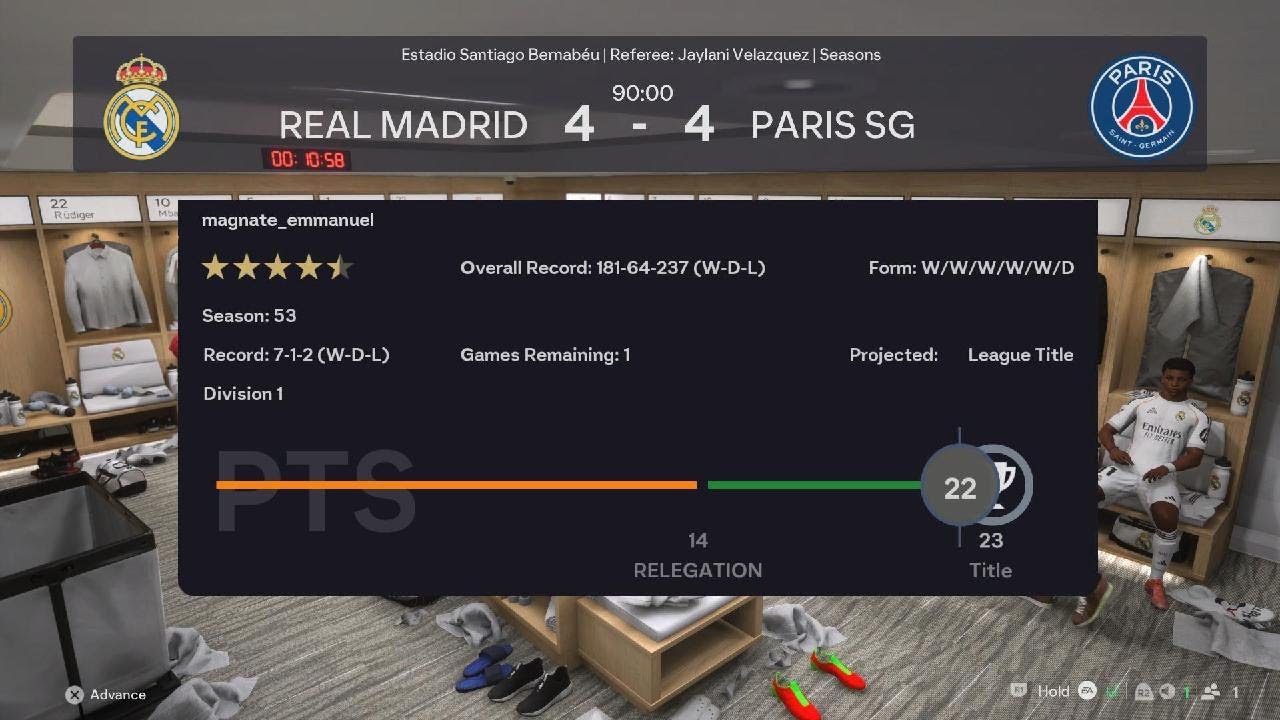 Real Madrid 🆚 Paris Saint-Germain