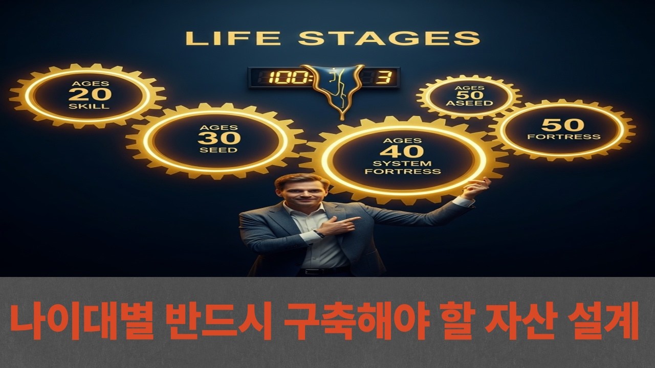 인생의 황금기를 낭비하지 마라 - 나이대별 반드시 구축해야 할 자산 설계