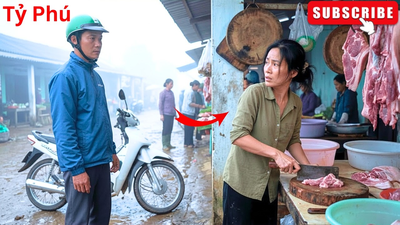 Tỷ Phú Giả Làm Anh Xe Ôm Về Quê Thăm Em Gái, Chết Lặng Khi Thấy Em Phải Bán Thịt Lợn Nuôi Cả Nhà