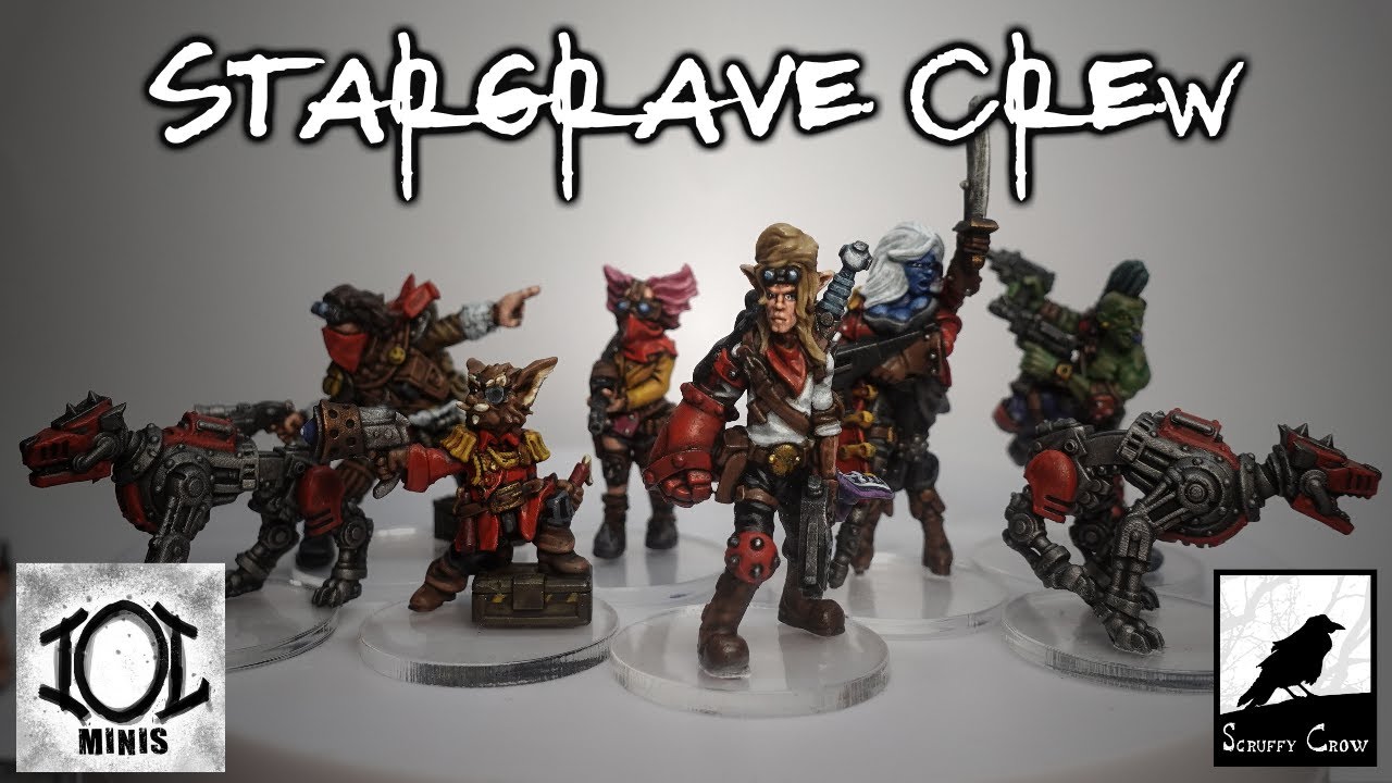 Stargrave Crew From Imitation of Life Miniatures