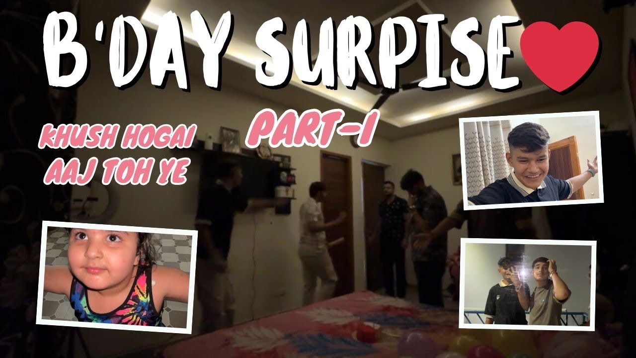 @Lifestylewithsukriti ko diya birthday surprise🥳❤️ khush hogai🥹 