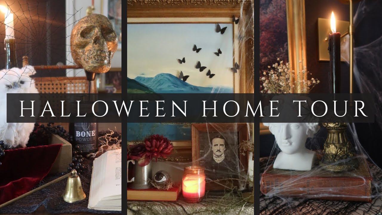 Halloween Home Tour 2023 || Moody and Elegant Halloween